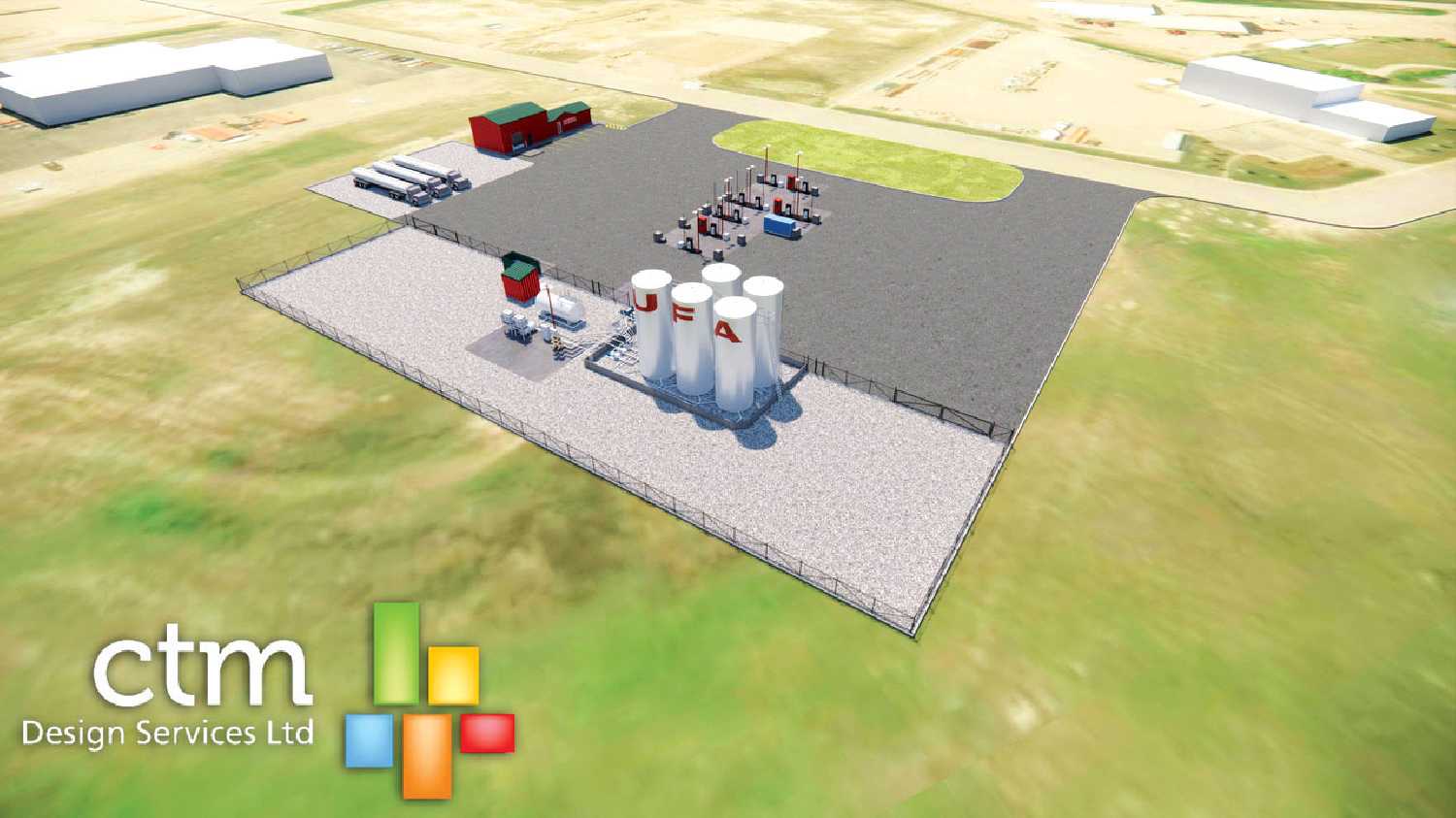 A rendering of the new UFA fuel and cardlock site being built in Moosomin. Construction recently started at the site west of Celebration Ford.